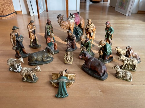 Antike krippenfiguren - 19, –