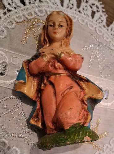 Alte krippenfigur mutter - alte, krippenfigur,