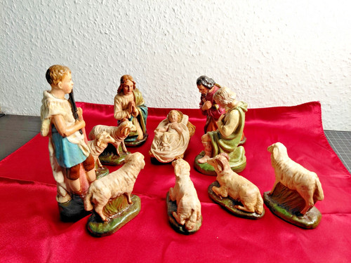 Antike weihnachtskrippe aus - antike,