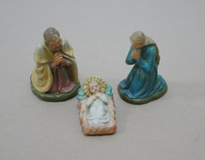 3x Antike Krippenfigur - Maria