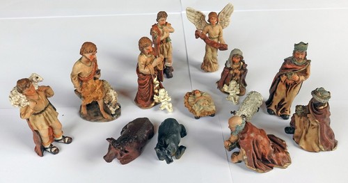 Weihnachtskrippe aus kunstharz - weihnachtskrippe,
