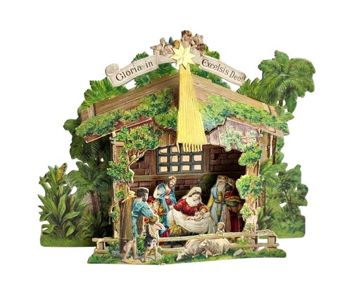 Antike weihnachtskrippe - antike,